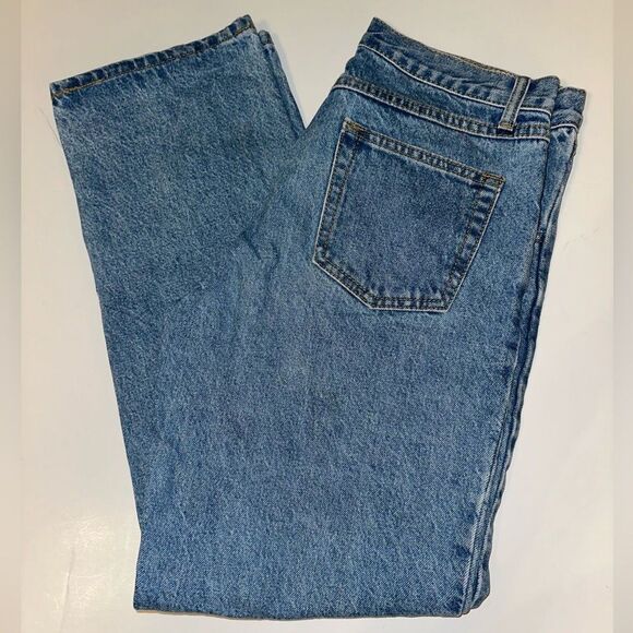J. Galt Shanghai Jeans Women’s Size Small 31x29.5 Relaxed Straight 100% Cotton - Picture 2 of 8
